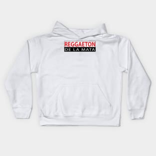 Reggaeton de la mata Kids Hoodie